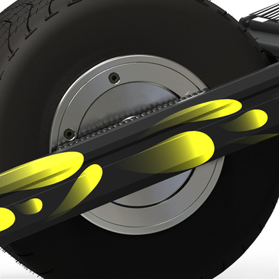 16m/H Satu Roda Self Balancing Skateboard 35km Sampai 40km